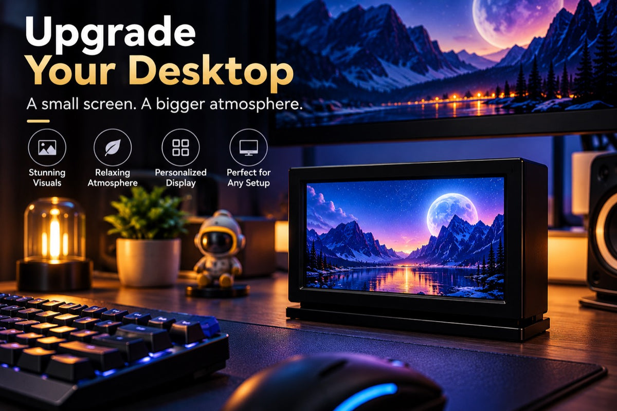 7-Inch Desk Display for Gaming & Work | Tinker Vale